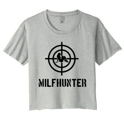 Milfhunter Women's Crop Top Tee