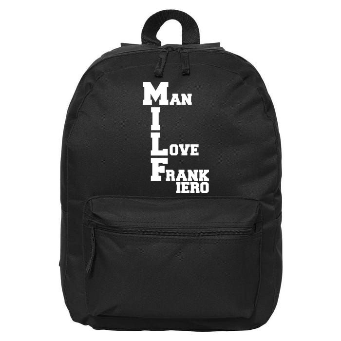 Milf Man I Love Frank Iero 16 in Basic Backpack