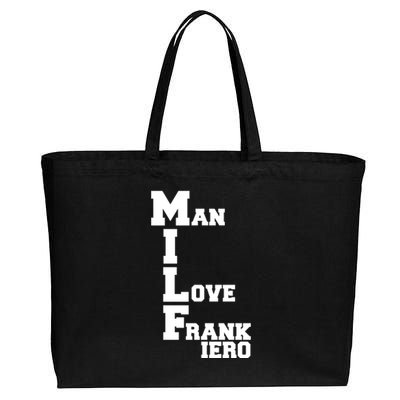 Milf Man I Love Frank Iero Cotton Canvas Jumbo Tote