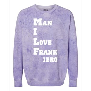 Milf Man I Love Frank Iero Colorblast Crewneck Sweatshirt