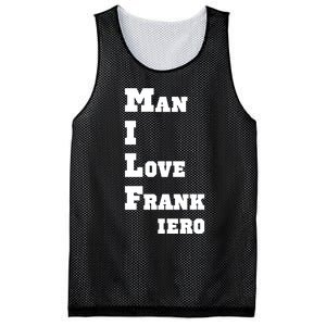 Milf Man I Love Frank Iero Mesh Reversible Basketball Jersey Tank