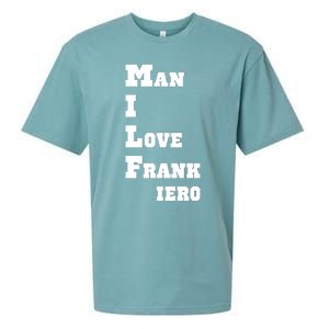 Milf Man I Love Frank Iero Sueded Cloud Jersey T-Shirt