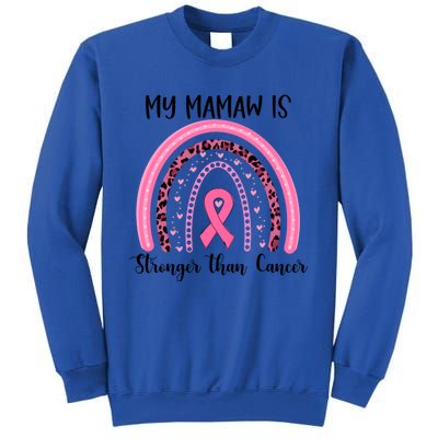 My Mamaw Is Stronger Than Cancer Breast Cancer Awareness Gift Sweatshirt