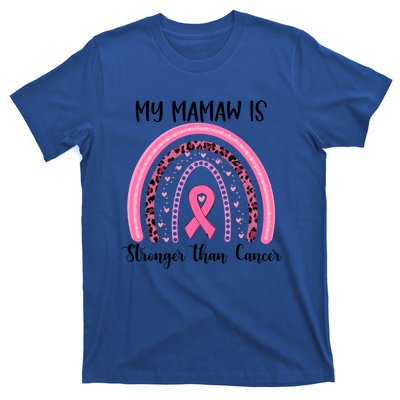 My Mamaw Is Stronger Than Cancer Breast Cancer Awareness Gift T-Shirt