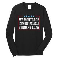 My Mortgage Identifies As A Student Loan Cancel Student Debt Long Sleeve Shirt