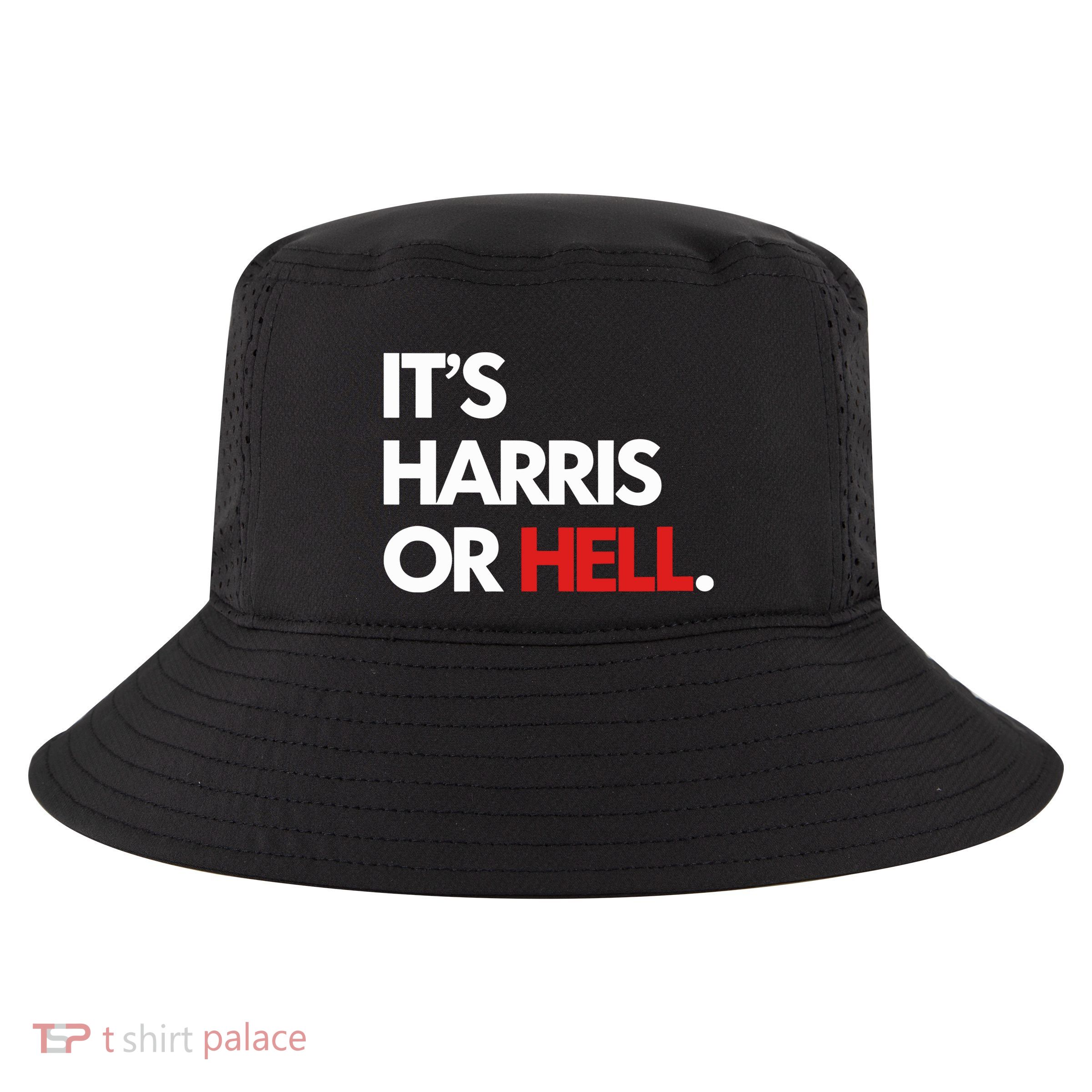 Mahogany Mommies ItS Harris Or Hell Cool Comfort Performance Bucket Hat