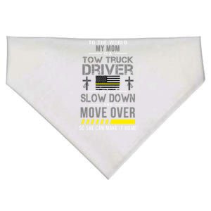 My Mom Is A Tow Truck Driver Cute Gift USA-Made Doggie Bandana