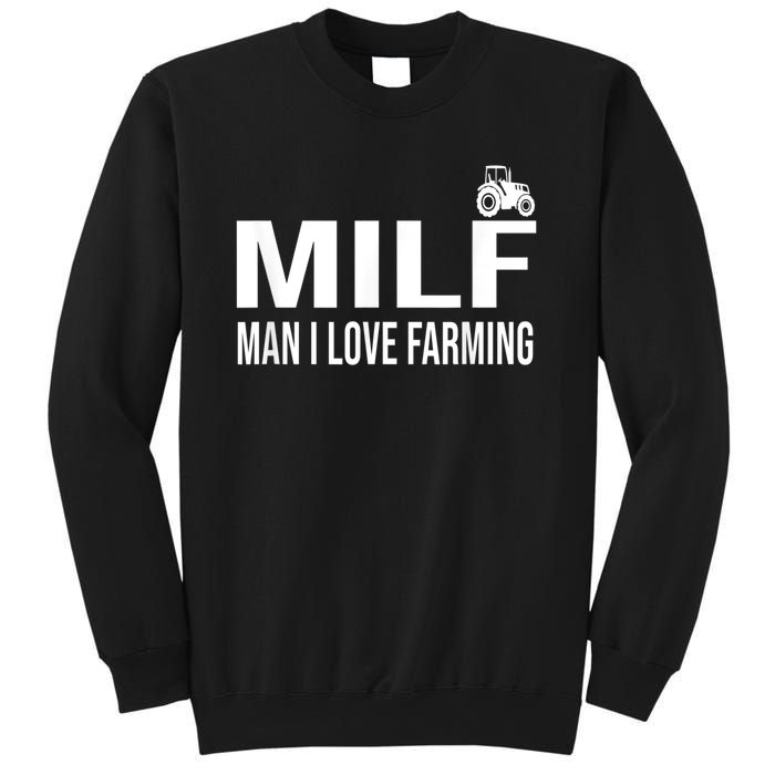 Milf Man I Love Farming Kansas State Football Fan Sweatshirt