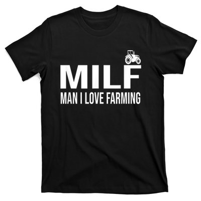 Milf Man I Love Farming Kansas State Football Fan T-Shirt