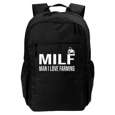 Milf Man I Love Farming Kansas State Football Fan Daily Commute Backpack