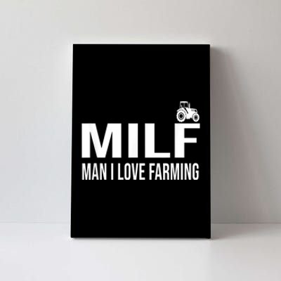 Milf Man I Love Farming Kansas State Football Fan Canvas