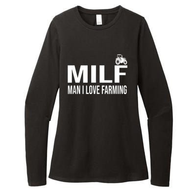 Milf Man I Love Farming Kansas State Football Fan Womens CVC Long Sleeve Shirt