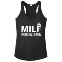 Milf Man I Love Farming Kansas State Football Fan Ladies PosiCharge Competitor Racerback Tank