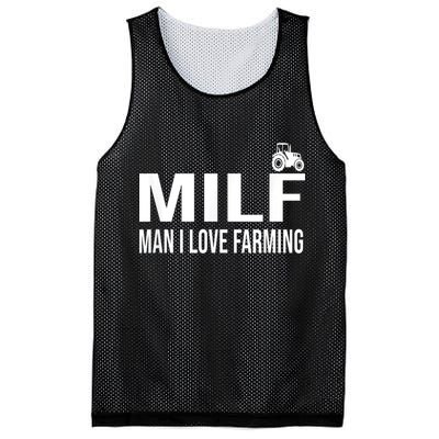 Milf Man I Love Farming Kansas State Football Fan Mesh Reversible Basketball Jersey Tank