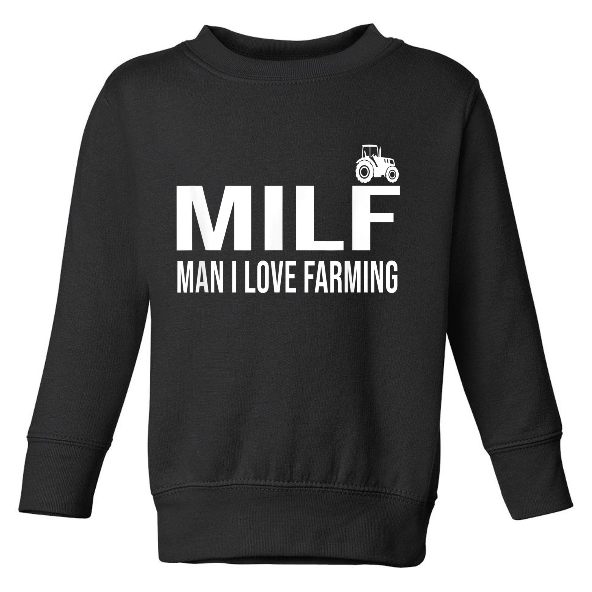 Milf Man I Love Farming Kansas State Football Fan Toddler Sweatshirt