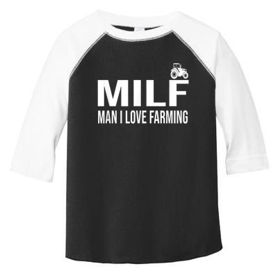 Milf Man I Love Farming Kansas State Football Fan Toddler Fine Jersey T-Shirt