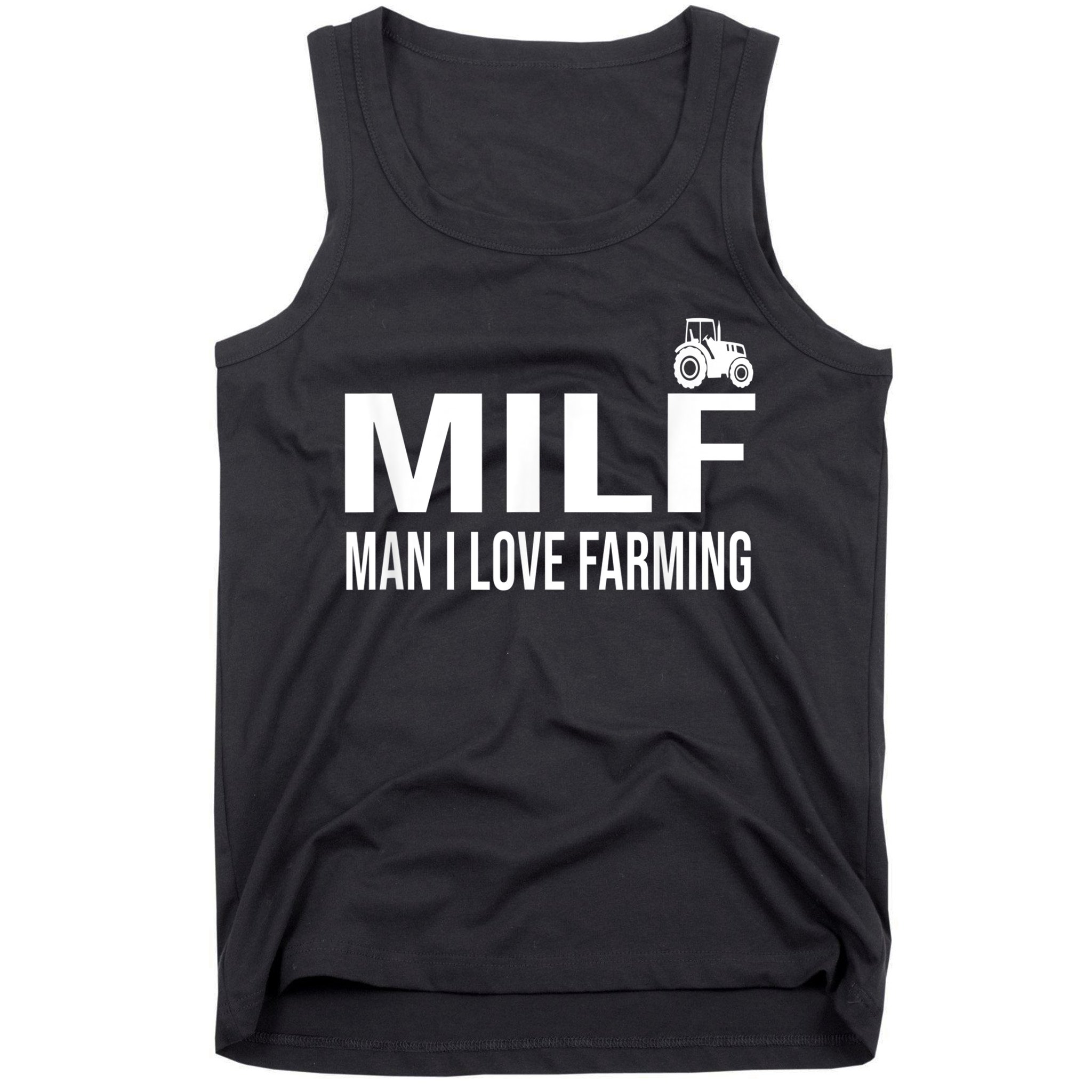 Milf Man I Love Farming Kansas State Football Fan Tank Top