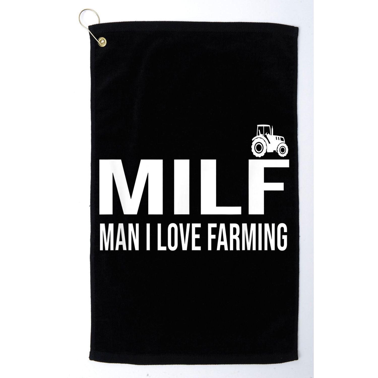 Milf Man I Love Farming Kansas State Football Fan Golf Towel
