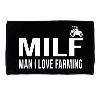 Milf Man I Love Farming Kansas State Football Fan Microfiber Hand Towel