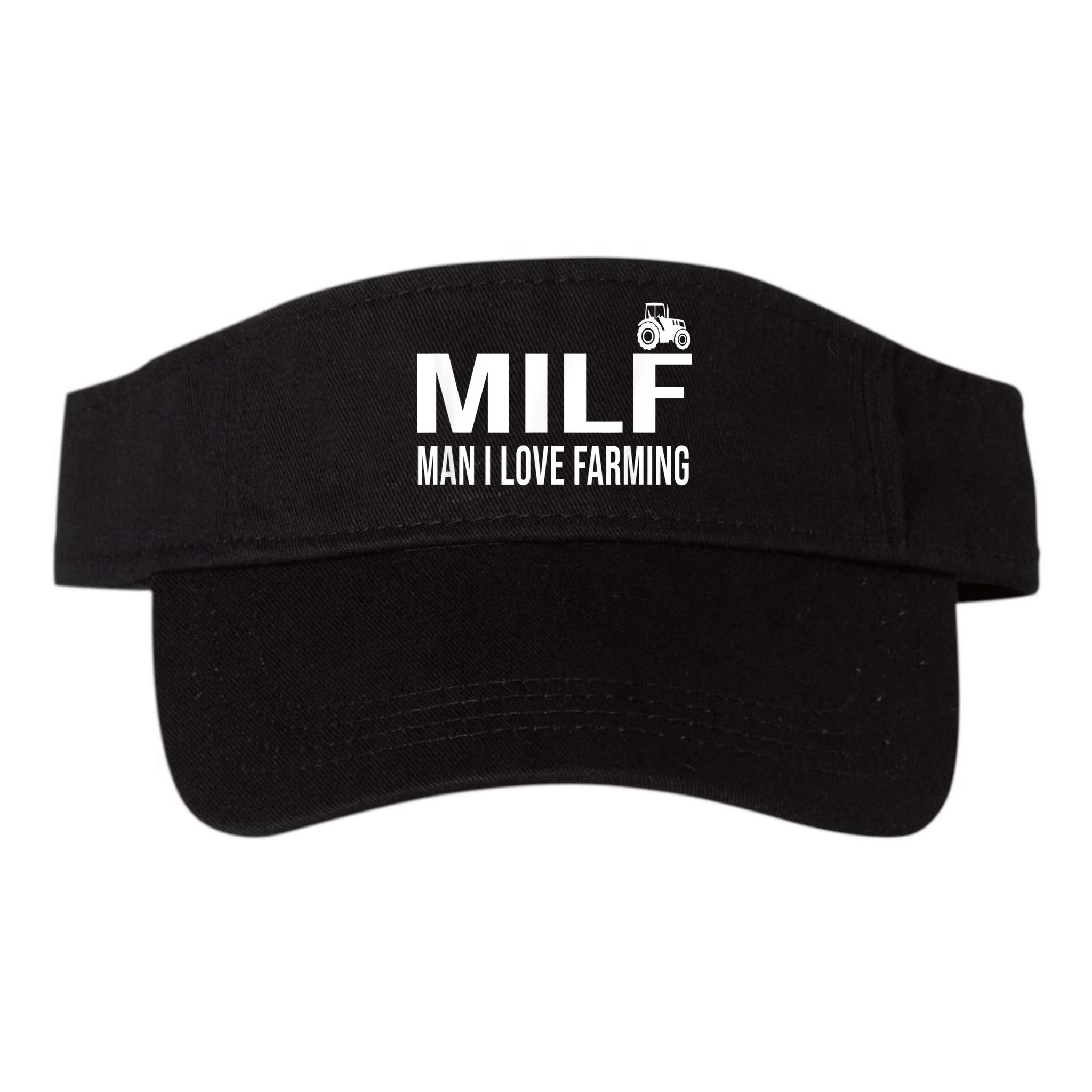 Milf Man I Love Farming Kansas State Football Fan Visor