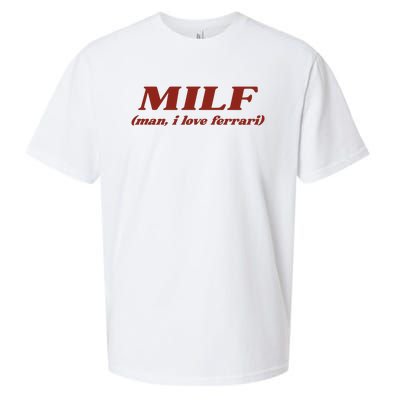 Milf Man I Love Ferrari Sueded Cloud Jersey T-Shirt