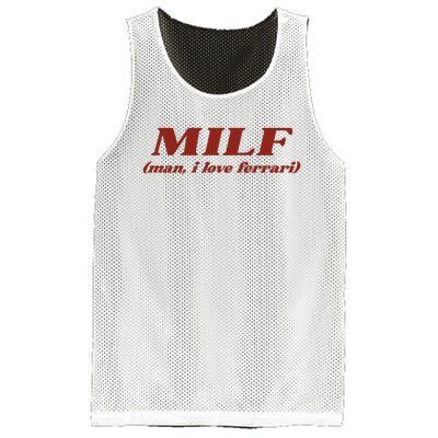 Milf Man I Love Ferrari Mesh Reversible Basketball Jersey Tank