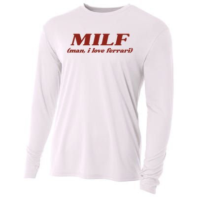 Milf Man I Love Ferrari Cooling Performance Long Sleeve Crew