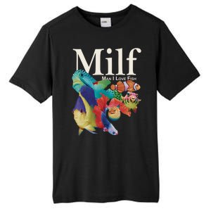 Milf Man I Love Fish Funny Tall Fusion ChromaSoft Performance T-Shirt