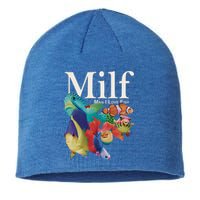 Milf Man I Love Fish Funny Sustainable Beanie