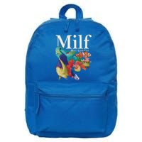 Milf Man I Love Fish Funny 16 in Basic Backpack