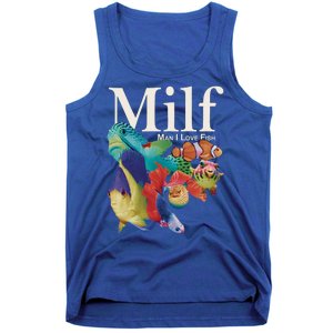 Milf Man I Love Fish Funny Tank Top