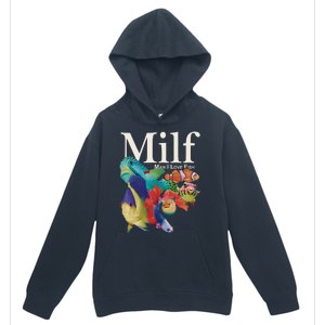 Milf Man I Love Fish Funny Urban Pullover Hoodie