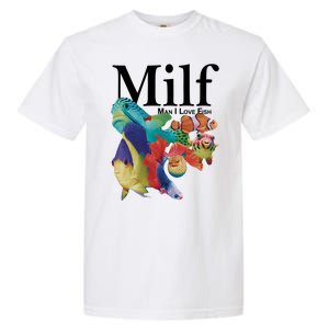 Milf Man I Love Fish Funny Garment-Dyed Heavyweight T-Shirt