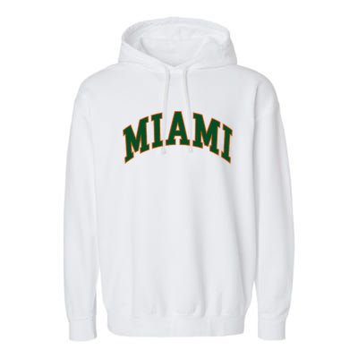 Miami Garment-Dyed Fleece Hoodie