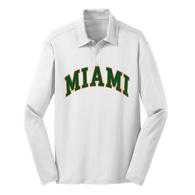 Miami Silk Touch Performance Long Sleeve Polo