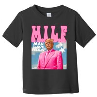 Milf Man I Love Felons Funny Trump Pink 2024 For President Toddler T-Shirt