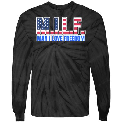 MILF Tie-Dye Long Sleeve Shirt