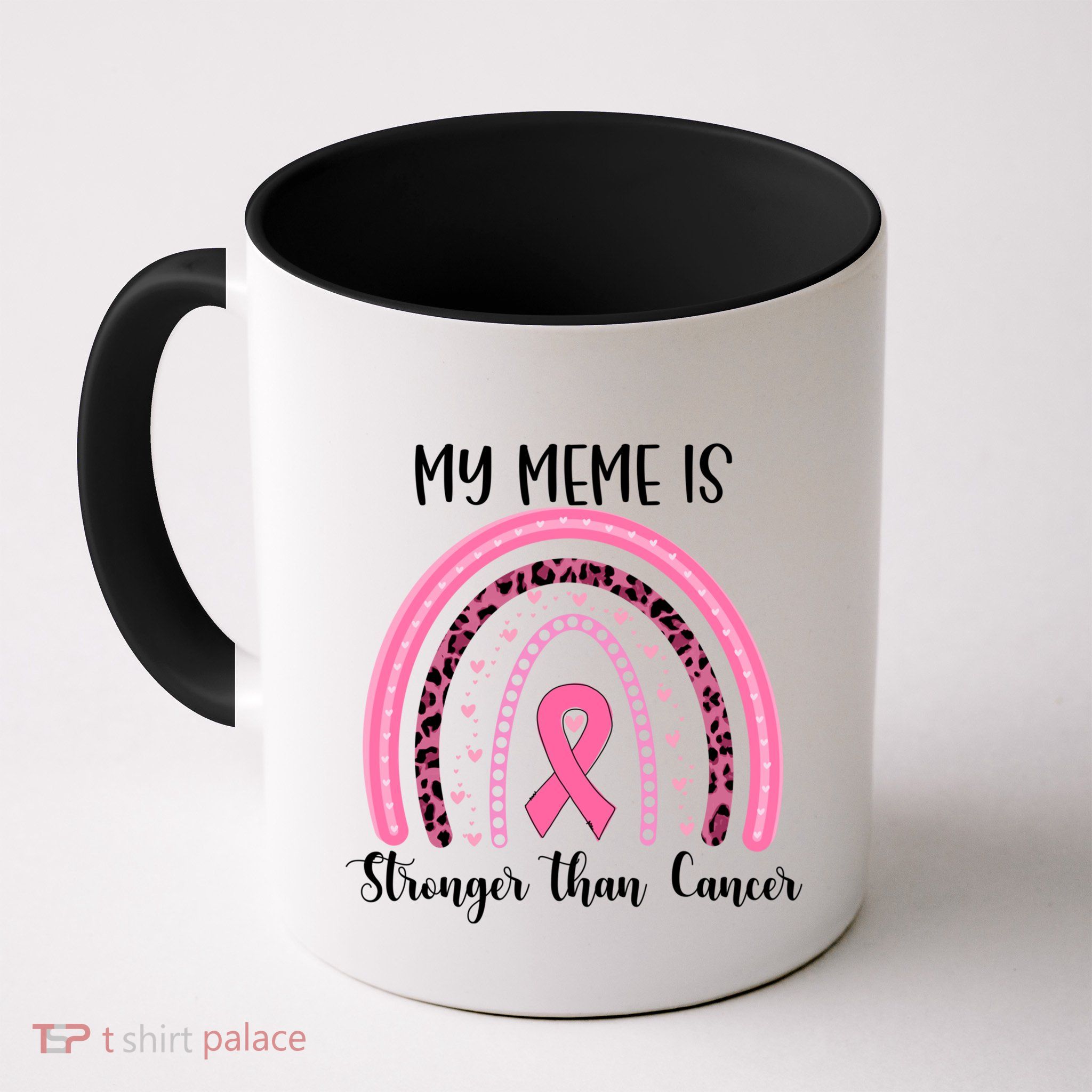My Meme Is Stronger Than Cancer Breast Cancer Awareness Gift Mug