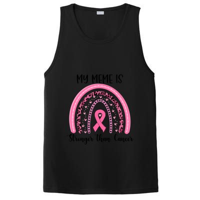 My Meme Is Stronger Than Cancer Breast Cancer Awareness Gift PosiCharge Competitor Tank