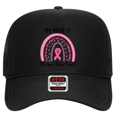 My Meme Is Stronger Than Cancer Breast Cancer Awareness Gift Trucker Hat