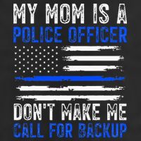 My Mom Is A Police Officer Adult Drive Performance Visor