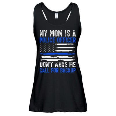 My Mom Is A Police Officer Ladies Essential Flowy Tank