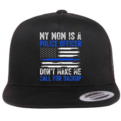 My Mom Is A Police Officer Flatbill Hat