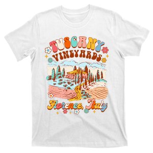 Meet Me In Italy Traveling Tuscany Vineyards Florence Italy T-Shirt