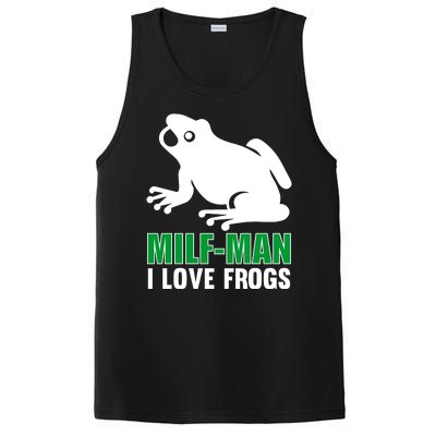 MILF Man I Love Frogs Funny Frog PosiCharge Competitor Tank