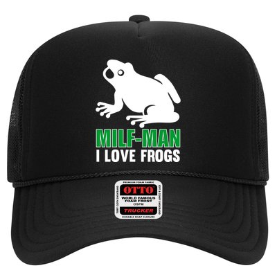 MILF Man I Love Frogs Funny Frog Trucker Hat