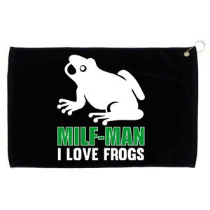 MILF Man I Love Frogs Funny Frog Grommeted Golf Towel