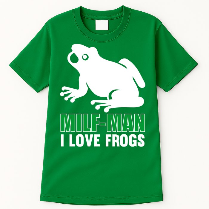 MILF Man I Love Frogs Funny Frog Tall T-Shirt