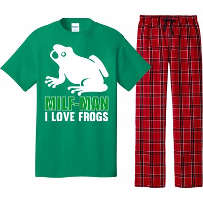 MILF Man I Love Frogs Funny Frog Pajama Set