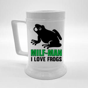 MILF Man I Love Frogs Funny Frog Beer Stein